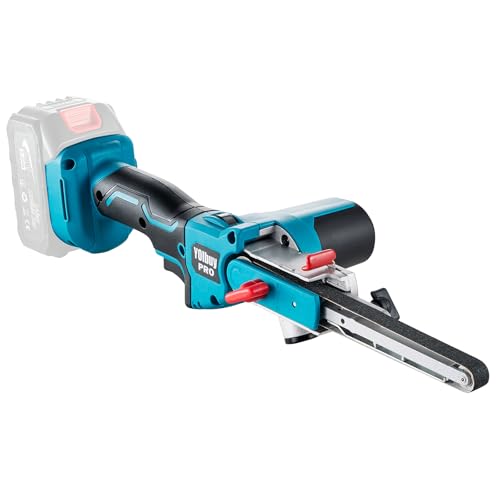 YOIbuy PRO 充電式ベルトサンダー、13mm/8mm幅ベルト兼用、マキタ 18v...