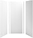 KOHLER K-97611-T02-0 Cord Texture Choreograph 36" x 36" x 96" Shower Wall Kit, White