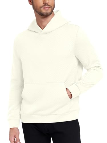 Netsmile Men's Fall Long Sleeve Hooded Sweatshirt Casual Pullover Hoodies with Pocket