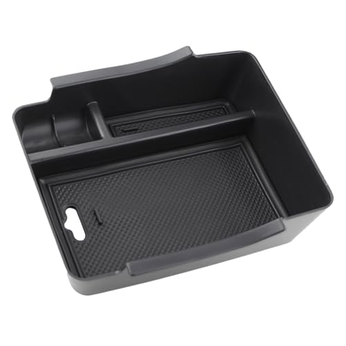 Accesorios interiores premium para HRV bandeja organizadora de reposabrazos en ABS negro