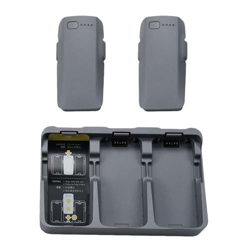 Jakoly Original 1606mAh Intelligent Flight Battery with Charger for DJI Neo 2 Drone Replacement Flight Time 19Minutes Battery Spare Parts Accessories (2*Battery+1*Charger)