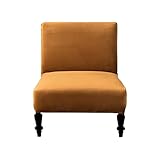 Eco-Ancheng Armless Chair Slipcover Removable Armless Accent Chairs Covers Washable Armless Slipper Chair Slipcover Printed Armless Chair Furniture Protector Covers for Living Dining Room Hotel