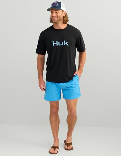 HUK Men's Performance Fishing Logo Tee, Short Sleeve, Quick-Dry2