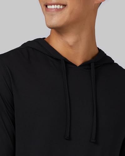32 Degrees Men's Cool Classic Long Sleeve Hooded T-Shirt | Anti-Odor | 4-Way Stretch | Moisture Wicking3