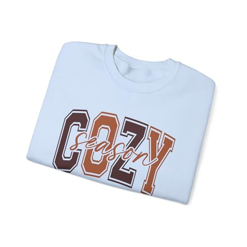 Cozy Season Crewneck Sweatshirt - Fall Winter Warm Cute Cozy Jumper Shirt, Thanksgiving, Unisex Heavy Blend3
