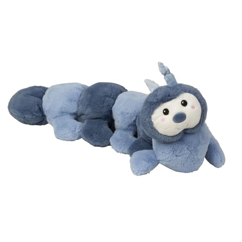 Kuscheltier Blau Raupe Plüsch 60 cm Plüschtier Tausendfüssler