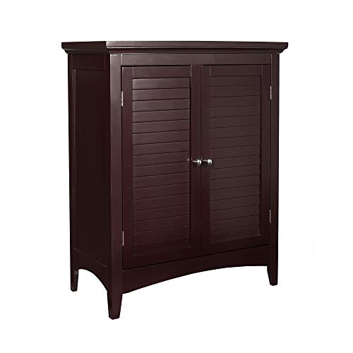 Versanora Wooden Cupboard Free Standing Floor Bathroom Storage Cabinet Unit, MDF, Brown, 66.04 x 33.02 x 81.28 cm Versanora Wooden Cupboard Free Standing Floor Bathroom Storage Cabinet Unit, MDF, Brown, 66.04 x 33.02 x 81.28 cm
