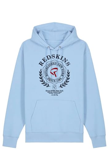 Redskins, Sudaderas, Jerseys, Chalecos, Hoodies, Forro, Casual, Atletico, con Capucha, Ropa Adultos, Unisex, Hombre, Mujer, Modelo RSS25SW1 Sky Blue XXL