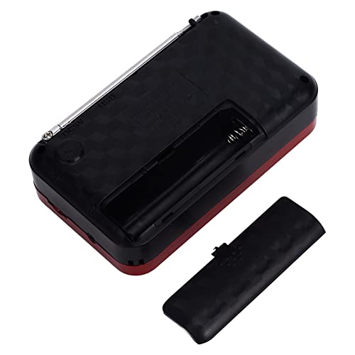 AM FM kortegolfradio, compacte afneembare lithiumbatterij HD-geluidskwaliteit 3,5 mm hoofdtelefoonaansluiting AM FM-radio voor op de camping - Image 6