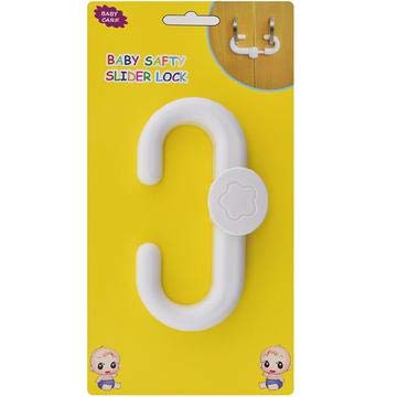 Miniatura 2 de Cerradura de gabinete a prueba de bebé, cerradura deslizante de trinquete, ancho ajustable, añade a cualquier gabinete lado a lado, seguridad para