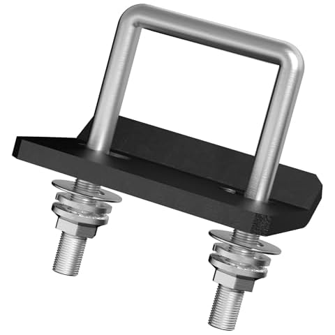 WILDROAD Hitch Tightener Anti-Rattle Heavy Duty Stabilizer Clamp for 2" Hitches Rust-Free Coating Simple Installation for Hitch Cargo Carrier Bike Rack Trailer Cover