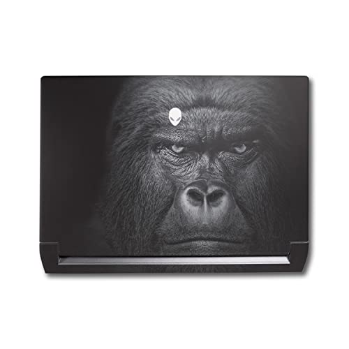 Image of MightySkins Skin Compatible with Alienware M17 R5 (2022) Full Wrap Kit - Mono Gorilla | Protective, Durable, and Unique Vinyl Decal wrap Cover | Easy to Apply & Change Styles | Made in The USA