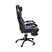 RESPAWN 110 Ergonomic Gaming Chair with Footrest Recliner - Racing Style High Back PC Computer Desk Office Chair - 360 Swivel, Adjustable Lumbar Support, Headrest Pillow, Padded Armrests - 2019 Blue