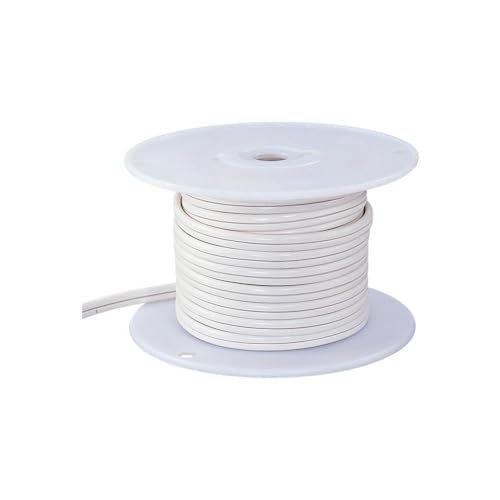 Image of Generation Lighting 9469-15 Lx Indoor Cable Traditional 25 Feet Indoor Lx Cable-15 Under Cabinet Light Fixture, White Finish, 1-Light, cETL Listed, Safety Rated for Wet Locations