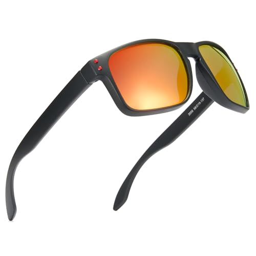 Cyxus Polarized Sunglasses for Men Women Orange Lenses UV400 Blocking Sunglasses for Outdoor Activities P1161V024