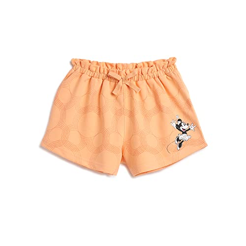 Image of Li'l Tomatoes Girls Cotton Looper Shorts | Summer Casual Wear | Elastic Waist with Drawstring | Soft & Comfortable | 7-16 Years