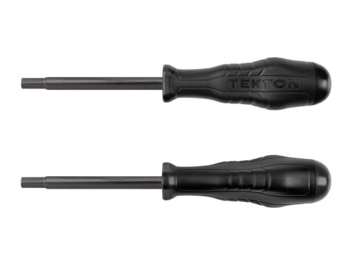 Image of TEKTON 5 /16 Inch Hex High-Torque Black Oxide Blade Screwdriver | DHX11313 | Made in USA