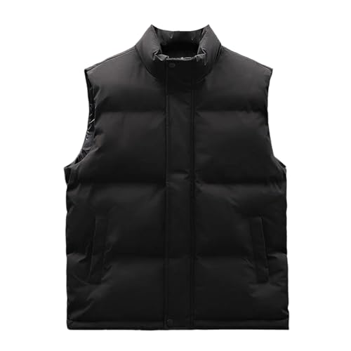 Doudoune sans manches homme coton contre le froid manteau hiver confortable