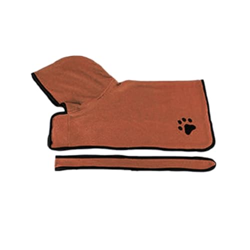 Mllepjdh Albornoz absorbente para perro, toalla de baño para mascotas, abrigo de baño de secado rápido, bata de baño suave para perros grandes, ropa para mascotas, bata de baño absorbente para