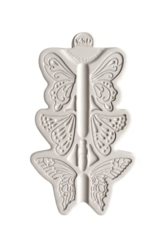 Katy Sue Butterfly Trio Silicone Mould for Cake Decorating & Crafts, Makes 3 Butterflies, 1) 60mm x 45mm, 2) 74mm x 35mm - Image 2