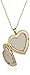 14k Gold-Filled Large Polished Heart Locket Necklace, 18