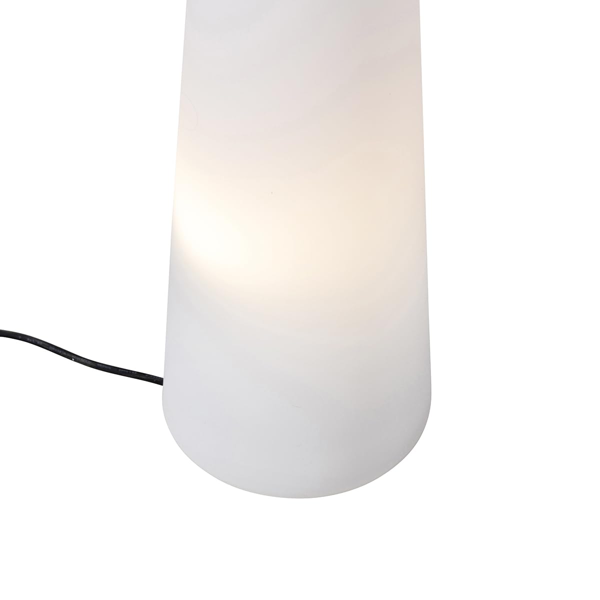 Qazqa Modern außen Stehleuchte, Stehlampe für den Garten - Katrijn - Weiß, max. 23W, Geeignet für LED, 110cm, IP44, Rund, 2-flammig