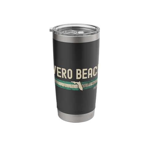 Vero Beach FL | Florida | Travel & 80s Style Stainless Steel Insulated Tumbler -  Merch on Demand, TN2P5S2E96BUSblack