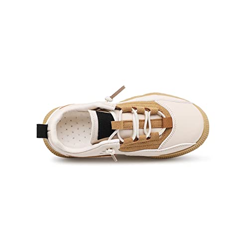 Kids Shoes Leather Surface Breathable Tennis Shoes Fashion Outdoor Running Sneakers (Toddler/Kids/Big Kids)4