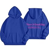 Sudaderas Con Capucha Mujer Moda Deportiva Hoodie Con Bolsillos Manga Larga Ligero Sweatshirt Ofertas Slim Fit Abrigo Otoño Invierno Oversize Jersey Cómodos Casual Streetwear Algodón Tops, turquesa, S