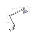 Bostitch Office VLF100-SLV Swing Arm Desk Lamp with Clamp Mount, 36