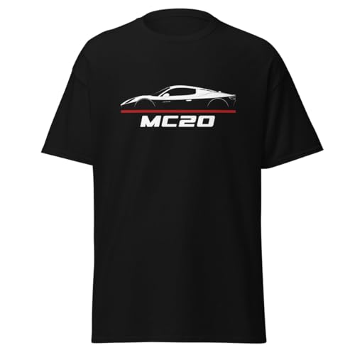 for MC20 2020-2022 Car Silhouette Unisex T-Shirt