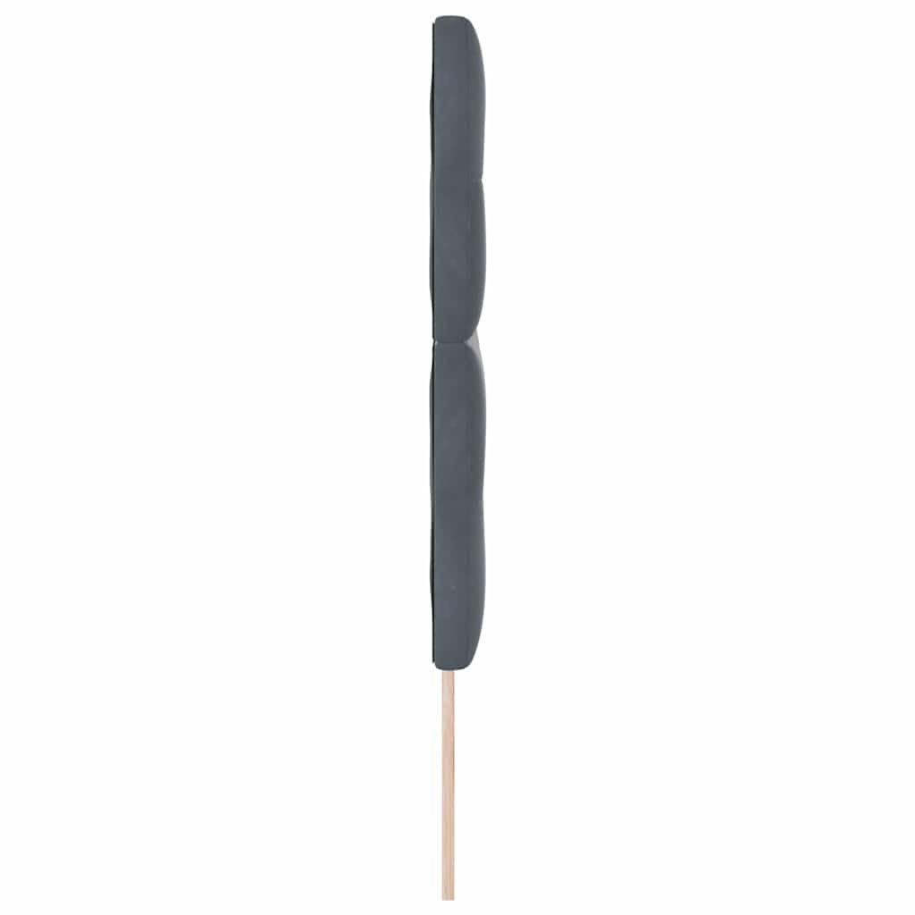 vidaXL Zagłówek Ciemnoszary 160 cm Aksamit