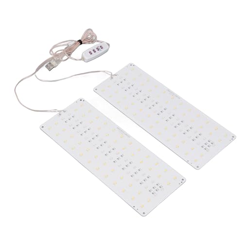 Luce di Coltivazione della Pianta, Lampada in Lega in Lega di Alluminio per la Pianta di Mobili, Luce a LED Dimmerabile a Spettro Completo Adatto a Serre, Scaffali, Librerie