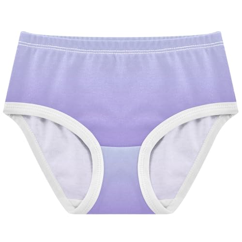 Joisal Toddler Girls Underwear 2t Cotton Panties for Girl Bright Briefs Undies Kids Elegant Blue Medium Purple Gradient