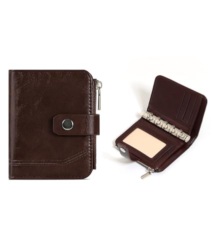 Women Slim Wallet,Zipper Coin Pocket, Notes Planner Wallet Organizer2