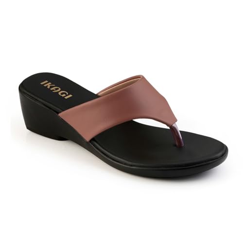 Image of IKAGI Casual & Formal slippers | Stylish chappal for women | Comfortable & Stylish Wedges sandals for women & Girls