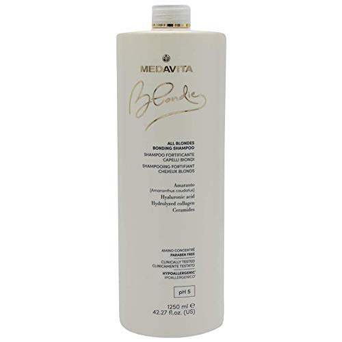 Medavita Blondie All Blondes Bonding Shampoo 1250 ml, 1.25 l (Pack of 1)