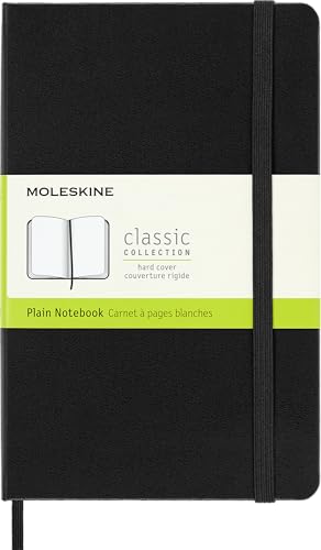 Moleskine Classic Notebook, Taccuino con Pagine Bianche, Copertina Rigida e
