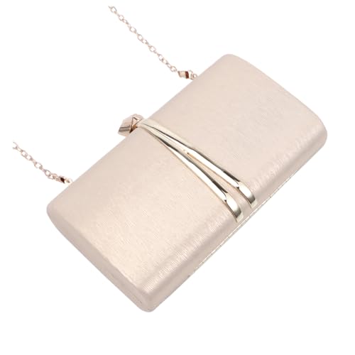 Sac de soirée femme rigide doré en cuir PU gravé pour mariages et fêtes