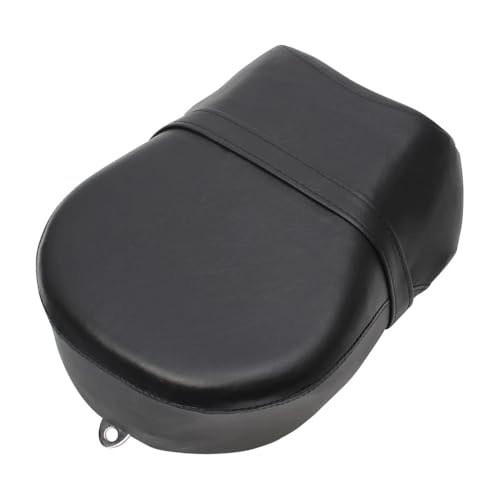Asiento trasero de motocicleta Davidson Sportster XL 883 1200 funda cuero negro