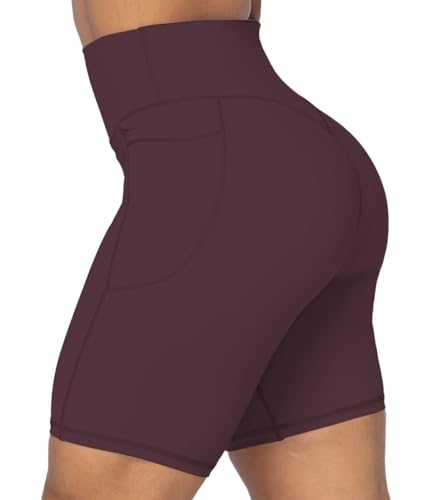 Image of Sunzel No Front Seam Biker Shorts for Women with Pockets, Yoga Workout Gym Bike Shorts with Tummy Control | 3, 5 Or 8-Inch Inseam, High Waisted, No Front Seam, Side Pockets, Buttery Soft, Compression Fit, Squat Proof, Tummy Control