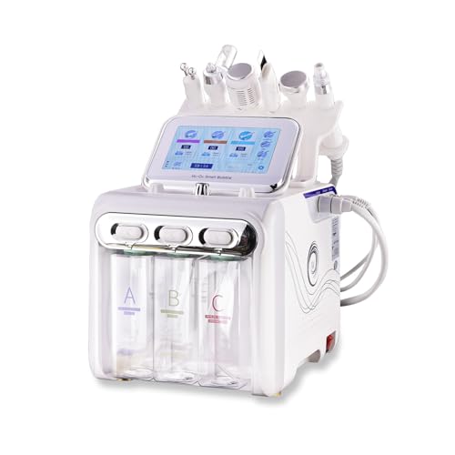 Profesional Aquafacial 6 en 1 Hidrógeno-Oxígeno Máquina Facial, Aparato de Cuidado de la Piel Para Casa SPA