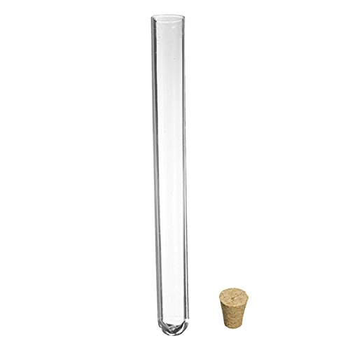VIDOO 10/30Pcs 150 X 16Mm 20Ml Transparente Pp Reagenzgläser Mit Kork Stopper- 30Pcs