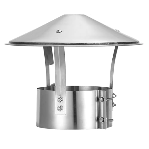 Chapeau de cheminée à double fixation pour conduit de toit étanche - 2