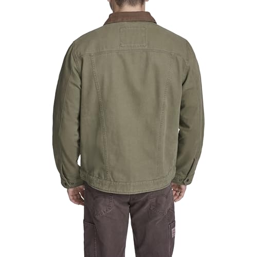 Image of Levi's Men's Workwear Cotton Canvas Corduroy Collar Depot Jacket