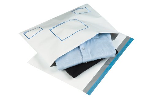 NIPS Postsafe P28R PE-Versandtaschen mit Selbstklebeverschluss, 430 x 460 mm, 10er Packung, extra starke Qualität - reißfest, hellgrau