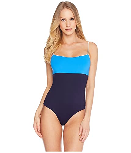 Tavik swimwear ワンピース Tavik Womens Scarlett Color Block One Piece Bandeau Swimsuit