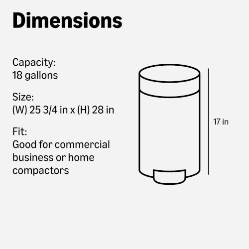 Amazon Basics 18G Compactor Bags