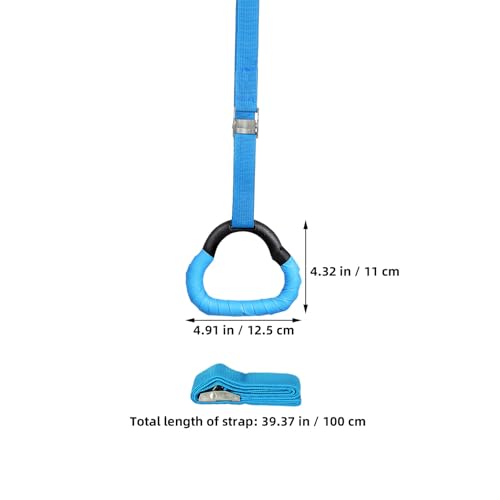 Anillas de Gimnasia con Correas Ajustables, Diseño Azul, 1 Metro miniatura 2