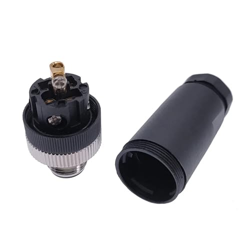 Conector M12 hembra de 5 pines con terminal de tornillo para evitar fallos de señal 4